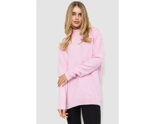 Жіночий светр в'язаний, колір рожевий, 204R179