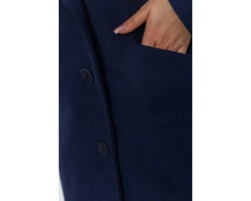 Жіноче пальто з капюшоном, колір темно-синій, 186R234