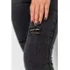 Джинси жіночі стрейч, колір темно-сірий, 214R1484