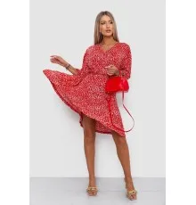 Сукня с принтом, колір червоний, 240R0432