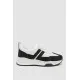 Кросівки жіночі екошкіра, колір чорно-білий, 243R186-126