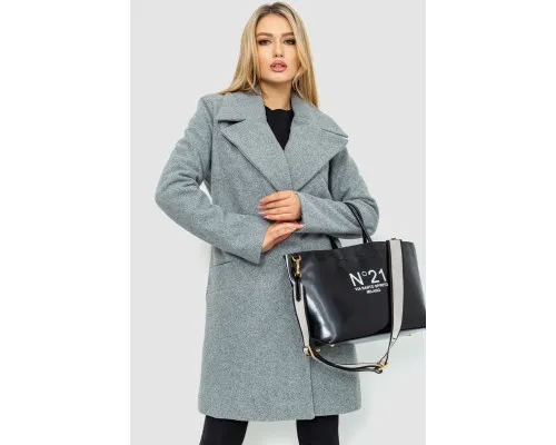 Пальто жіноче, колір сірий, 186R356
