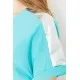 Блуза повсякденна, колір м'ятний, 230R101-2