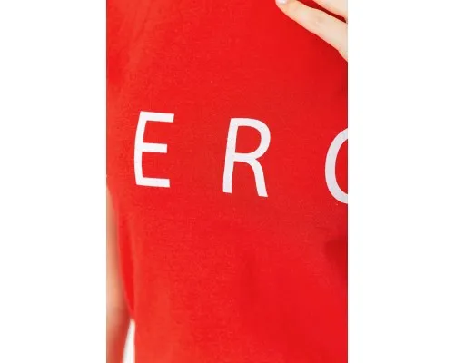 Футболка жіноча з принтом, колір червоний, 221R3059