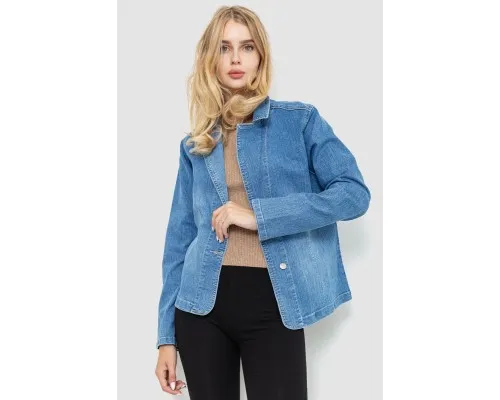 Куртка жіноча джинсова  -уцінка, колір блакитний, 201R55-055-U-10