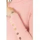 Гольф жіночий в рубчик, колір світло-рожевий, 204R036