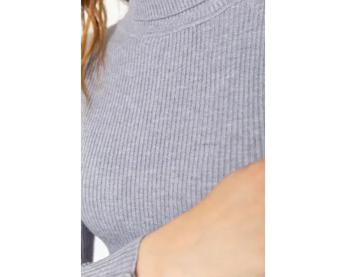 Гольф жіночий в рубчик, колір сірий, 204R036
