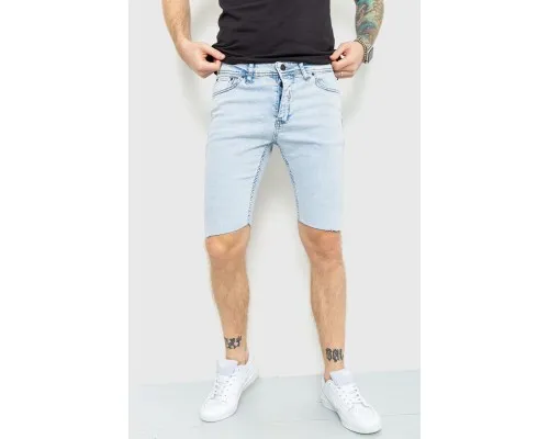 Шорти чоловічі джинсові, колір блакитний, 157R517-20