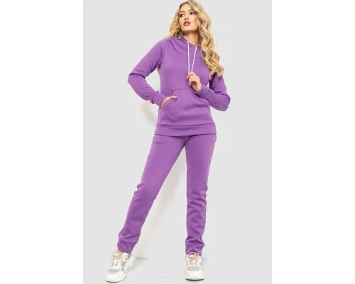Спорт костюм жіночий на флісі, колір фіолетовий, 102R016-1