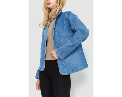 Куртка жіноча джинсова  -уцінка, колір блакитний, 201R55-055-U-17