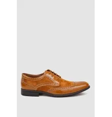 Туфлі чоловічі лакові+замша, колір коричневий, 243RGA6011-7