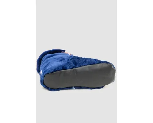 Капці-чобітки  плюшеві, колір синій, 102R1004-1