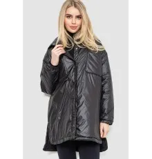 Куртка жіноча демісезонна вільного крою, колір чорний, 235R7858