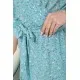 Сукня із квітковим принтом софт, колір світло-м'ятний, 240R863