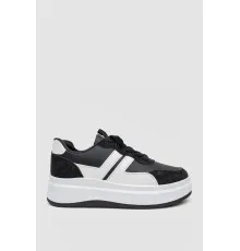 Кросівки жіночі, колір чорно-білий, 243R188-208