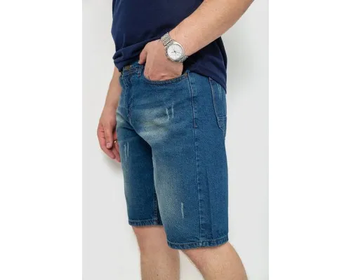 Шорти чоловічі джинсові, колір синій, 244RB001