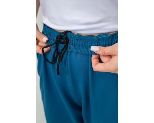 Спорт штани жіночі, колір петроль, 219R125-3