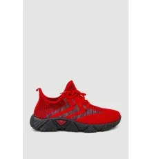 Кросівки чоловічі текстиль, колір червоний, 243RU311-1