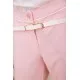 Класичні жіночі штани, рожевого кольору, з поясом, 182R245