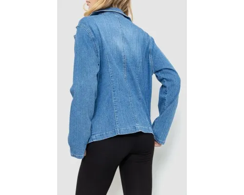 Куртка жіноча джинсова  -уцінка, колір блакитний, 201R55-055-U-48