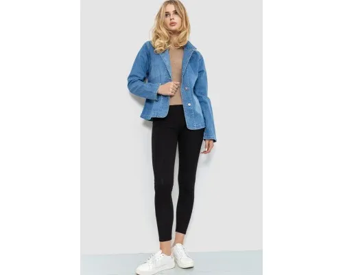 Куртка жіноча джинсова  -уцінка, колір блакитний, 201R55-055-U-49