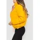 Куртка жіноча з еко-шкіри на синтепоні  -уцінка, колір жовтий, 129R1001-U