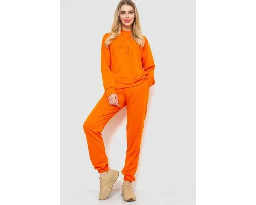 Спорт костюм жіночий двонитка, колір помаранчевий, 244R009