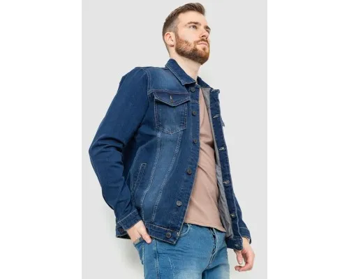 Джинсова куртка чоловіча, колір синій, 157R0143