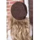 Жіноча однотонна шапка, шоколадного кольору, 167R7775