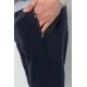 Спорт чоловічі штани на флісі, колір темно-синій, 244R41269
