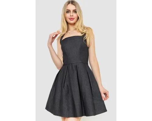 Плаття, колір темно-сірий, 214R213-1