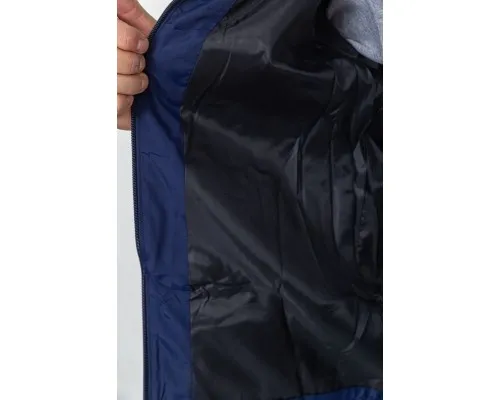 Вітровка чоловіча на підкладці, колір темно-синій, 243R06887