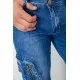 Джинси чоловічі з кишенями, колір синій, 129R8320