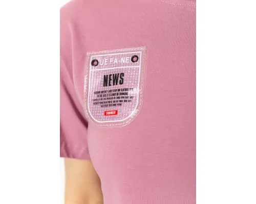 Костюм жіночий повсякденний футболка+шорти, колір світло-сливовий, 198R2011