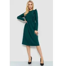 Сукня класична ошатна, колір зелений, 102R343