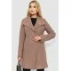 Пальто жіноче, колір темно-бежевий, 186R353