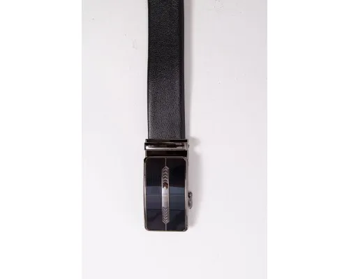 Чоловічий ремінь з автоматичною пряжкою, чорного кольору, 196RL3581A4