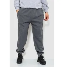 Спорт чоловічі штани на флісі, колір сірий, 244R4868
