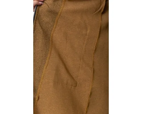 Жіночий кардиган на блискавці, колір коричневий, 235R0018