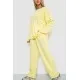 Спорт костюм жіночий вільного крою, колір жовтий, 177R051