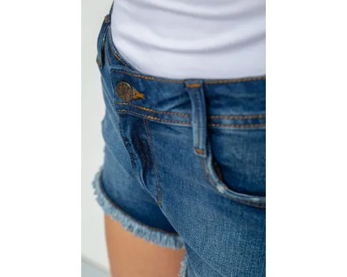 Шорти жіночі джинсові, колір синій, 244R261