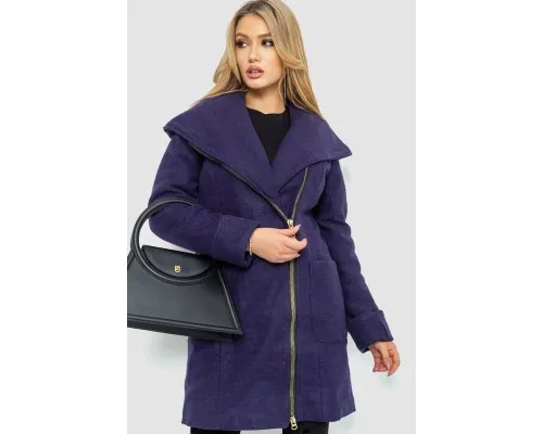 Пальто жіноче, колір фіолетовий, 186R296