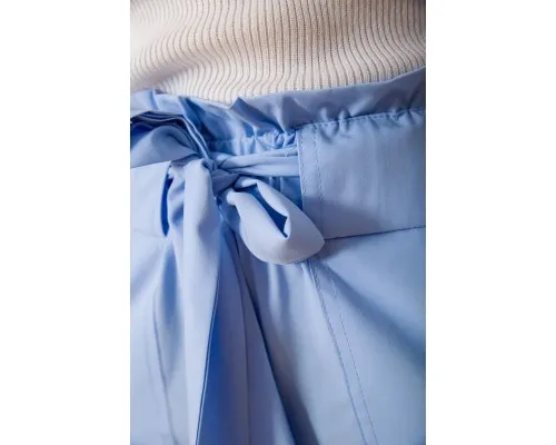Жіночі шорти на резинці, з поясом, колір Блакитний, 102R305