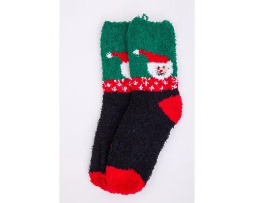 Новорічні жіночі шкарпетки, чорно-зеленого кольору, 151R2327