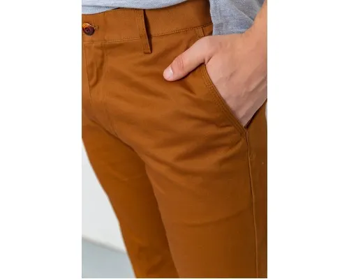 Штани чоловічі класичні  -уцінка, колір світло-коричневий, 243R1010-U-2
