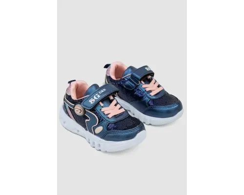 Кросівки дитячі, колір синьо-рожевий, 243RH3256-1