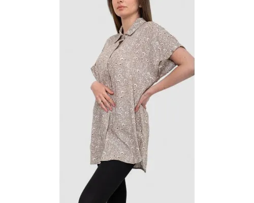Сорочка жіноча штапель, колір мокко, 102R5230-1