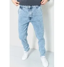 Джинси чоловічі однотонні, колір джинс, 157R11-4