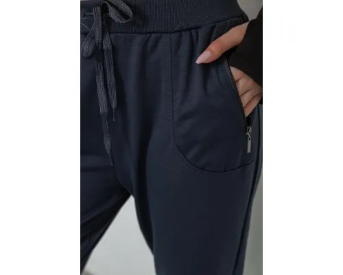 Спорт штани жіночі, колір темно-сірий, 244R5477