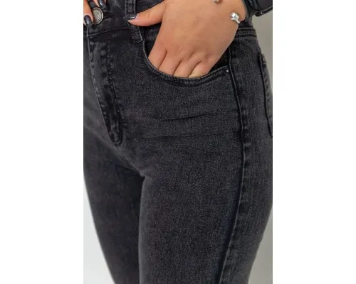 Джинси жіночі стрейч, колір темно-сірий, 214R1362